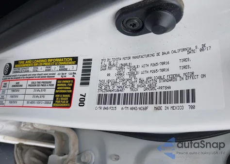 2017 Toyota Tacoma Trd Sport из США, поврежденный, VIN 3TMCZ5AN6HM106407